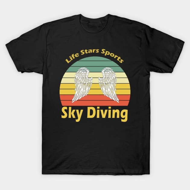 Sport Skydiving T-Shirt by My Artsam